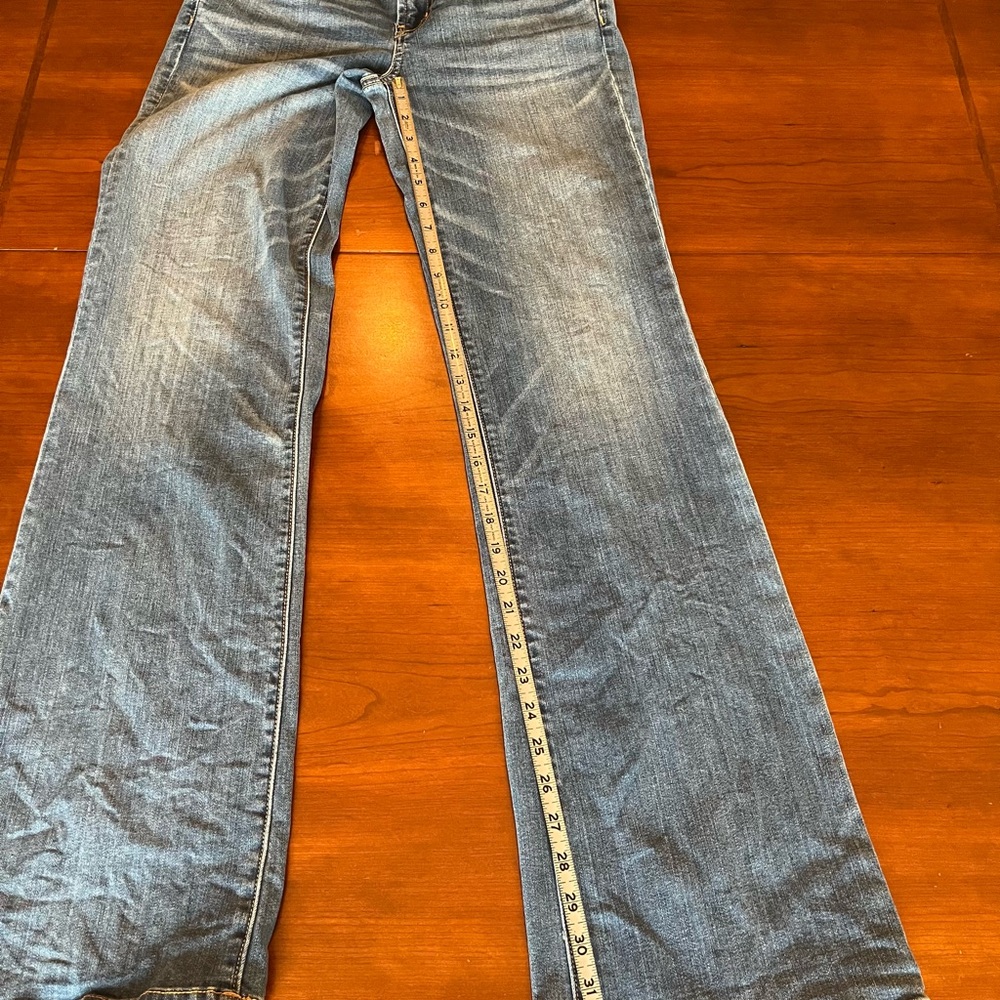 American Eagle Women’s Boyfriend Jeans Super Stretch Favorite Size 10L - Picture 13 of 14
